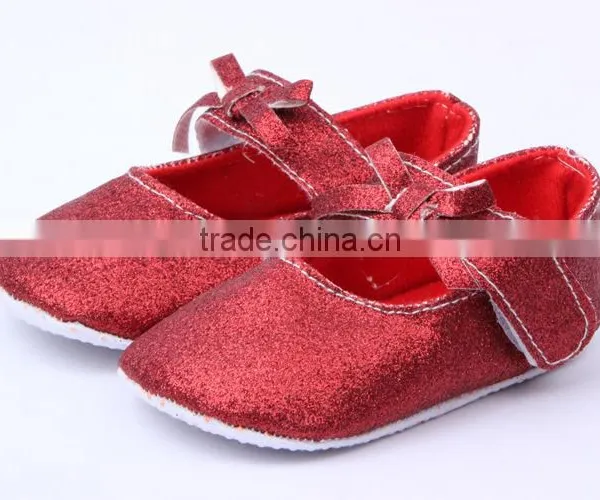 214 Brand New Infant Baby Girls Glitter Shoes Fashion Newborn Baby Soft Cotton Prewalker Baby Shoe photo-4