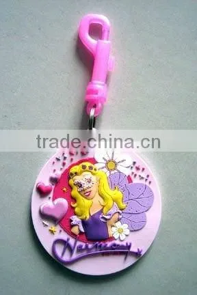 Custom Promotional Pvc 3d Key Chain Wth Print Logo
