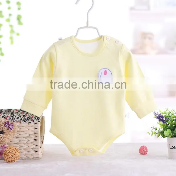 High Quality Long Sleeve Infant and Toddler Baby Clothes Bodysuit photo-4