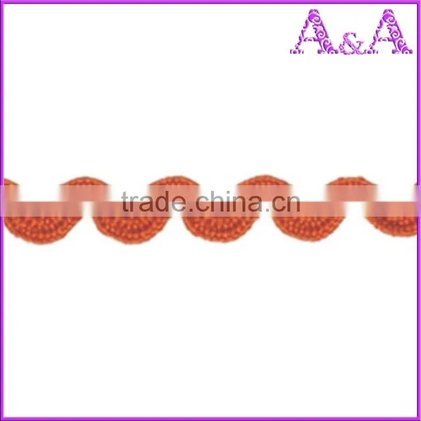 Low Price 100% Polyester Yellow Ric Rac Ribbon/Zig Zag Ribbon photo-5