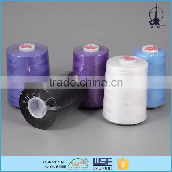 28s/3 60tex 50ticket Flywheel Core Spun Sewing Thread 100% Polyester for Tent photo-2