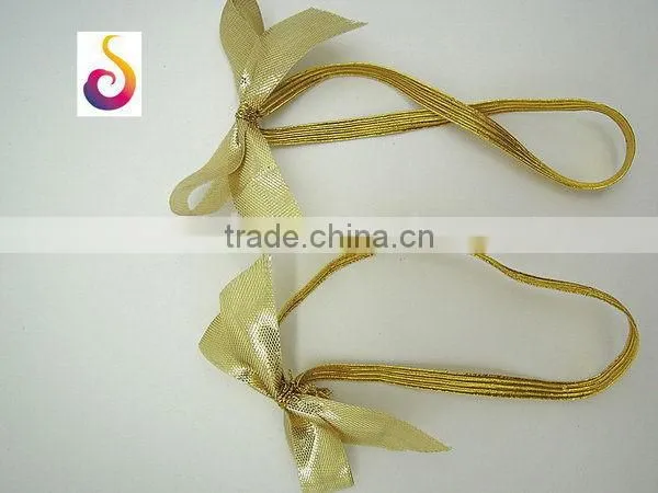Modern Hot Sale Decoration Min Ribbon Bow With Pearl photo-6