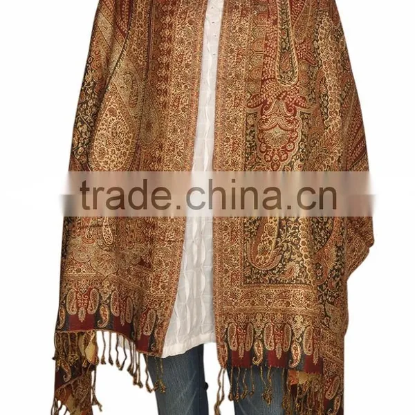 Double Printed Pashmina Stole & Shawl photo-5