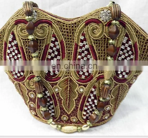 SILK CRYSTAL EVENING PARTY WEDDING CLUTCH BAG PURSE BRIDAL