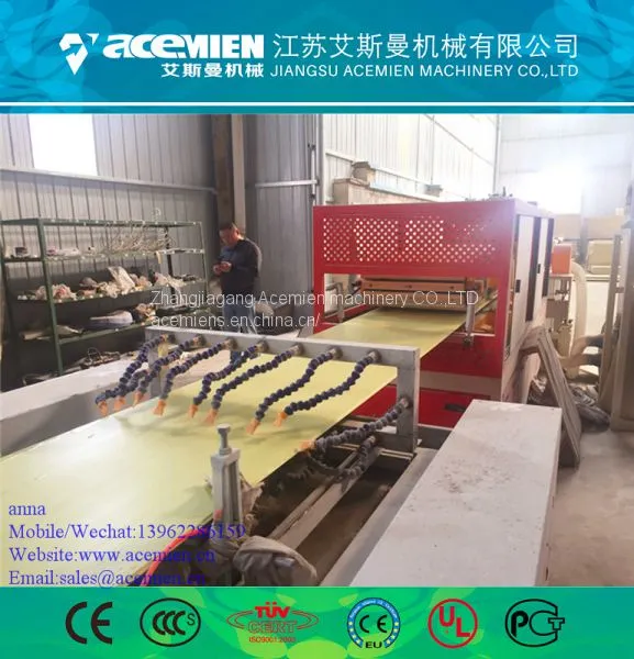 High output PVC wall panel making machine PVC wall panels machines