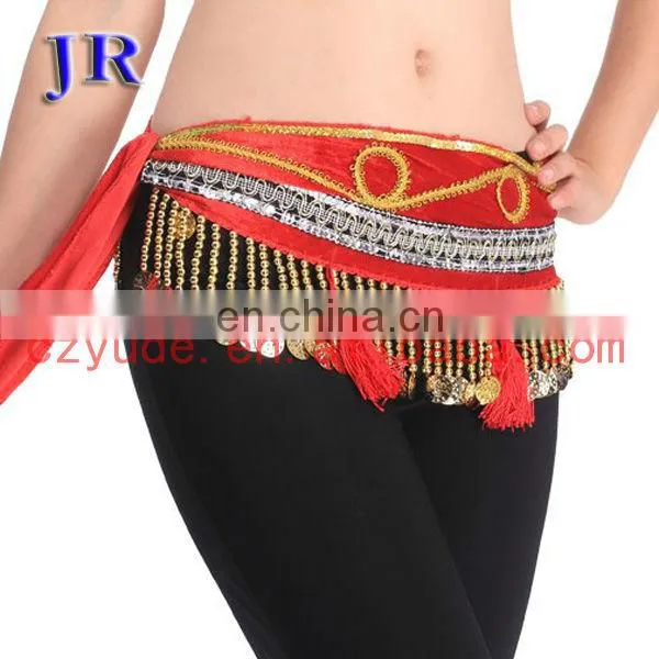 Cheap Tribal Egyptian Belly Dance Beaded Tassel Hip Scarf Y-2025# photo-3