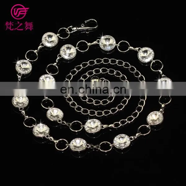 P-9069 Indonesia Rhinestone Belly Dance Waist Chain Jewelry