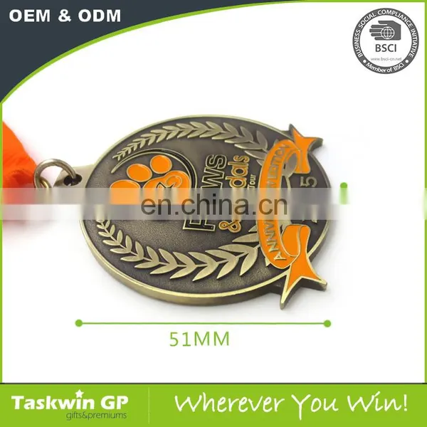New Design Custom Metal Craft , Sports Metal Medal , Custom Cycling Tour Medal Ribbons photo-5