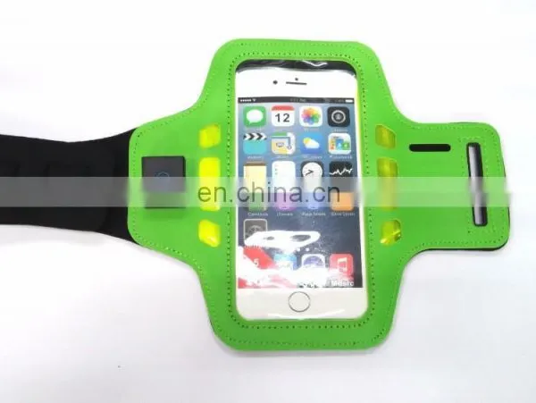 New Design Neoprene+PU+LED Lighting Led Armband for Cell Phone photo-5
