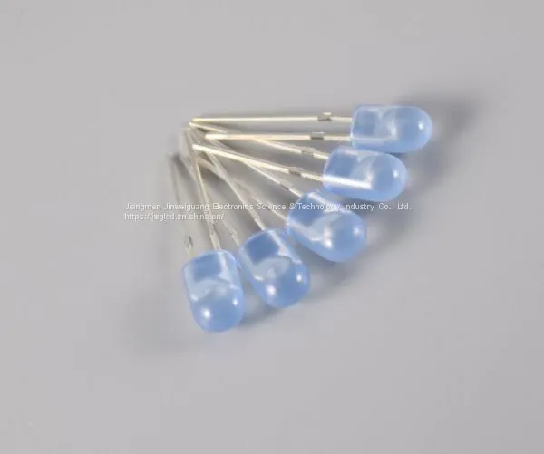 5mm Oval Blue Light Ultra Brightness Diffused Lens Led for Display Screen photo-5