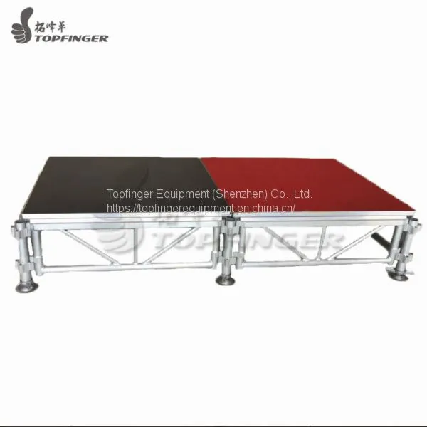 Sell DIY Mobile Adjustable Portable Detachable Aluminum Church Entertainment Design Stage Platform For Sale photo-4