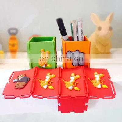 2017 New Design Cartoon Rubber Pen Holder photo-2