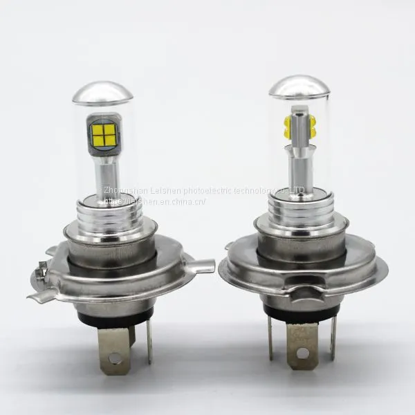 The Lens Design Fashion Poly LED Motorcycle LED Headlight H4H7 Fog Light Bulb photo-5