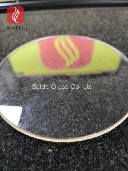 China OEM Glass Manufacturer 4mm Heat Tempered Round Shape With Flat Polished Edges for Coaster photo-3