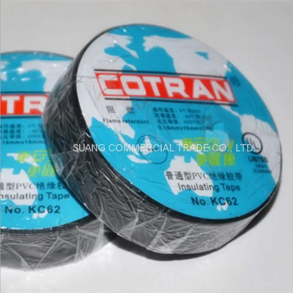 Genuine Cotran Black PVC Insulating Tape photo-2