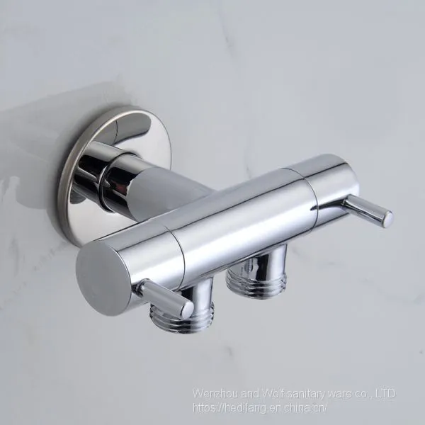 Three Way Angle Valve Water Separator Eight Valve Washing Machine Switch Triangle Valve photo-2