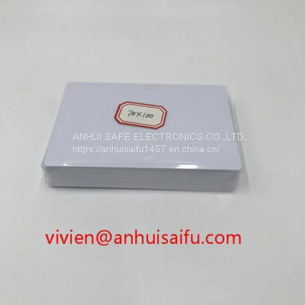 Inkjet Pvc Card for Specifical Size 70*100mm,80*100mm