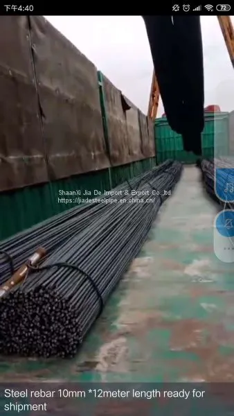 Hot Rolled Ribbed Steel Bar for Reinforcement of Concrete