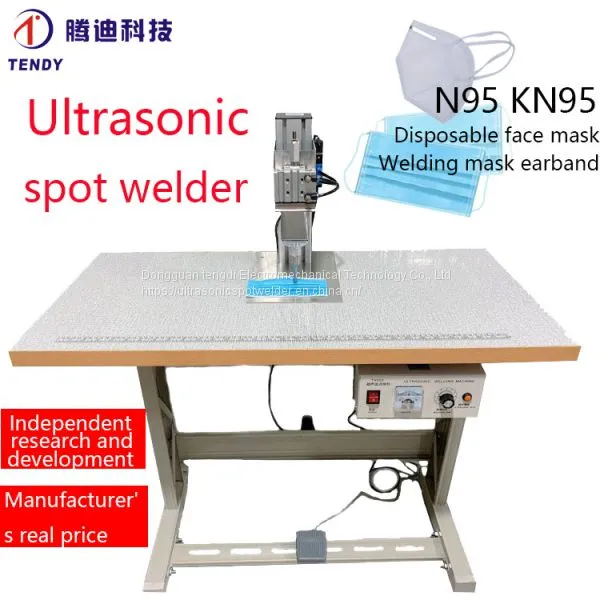Disposable Mask Spot Welder Plane Ultrasonic Welding Machine