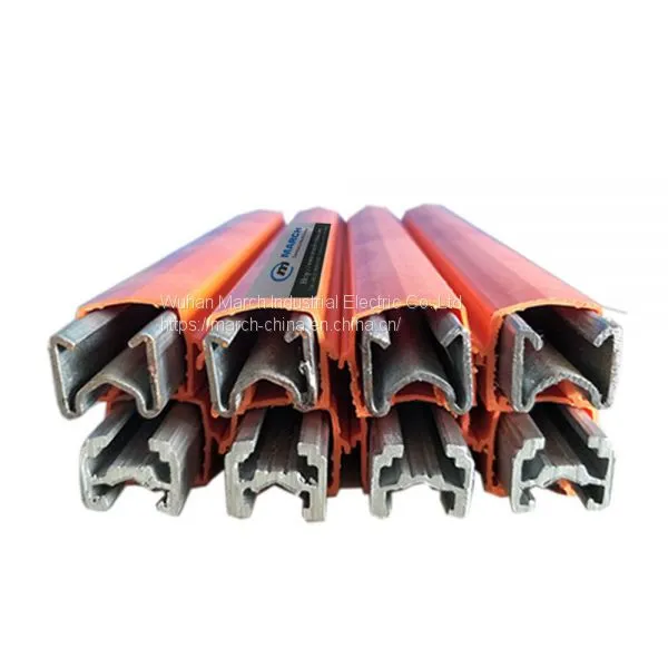 March Crane Parts 160A Electric Bus Bar Hevi-bar Aluminum Conductor Bar photo-2
