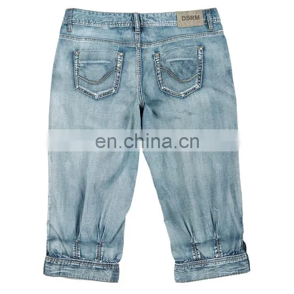 DiZNEW Hot Selling Ladies Fashion Denim Fabric Trousers Woman Jean photo-2