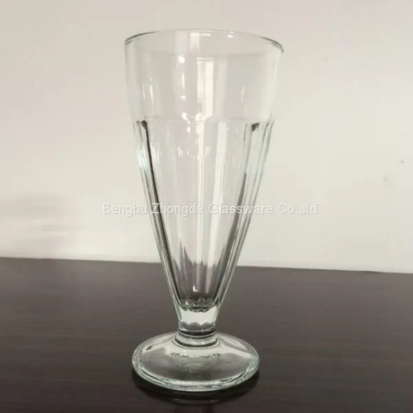 340ml Glass Ice Cream Cup Hot Sale Transparent Glass Ice Cream Bowl for Dessert Bar photo-3