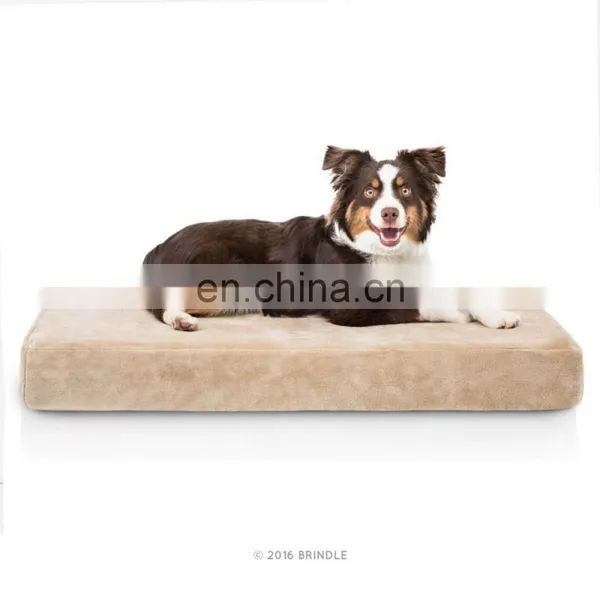 Luxury Dog Bed Waterproof Memory Foam Pet Bed Comfortable Mattress With Removable Cover photo-7