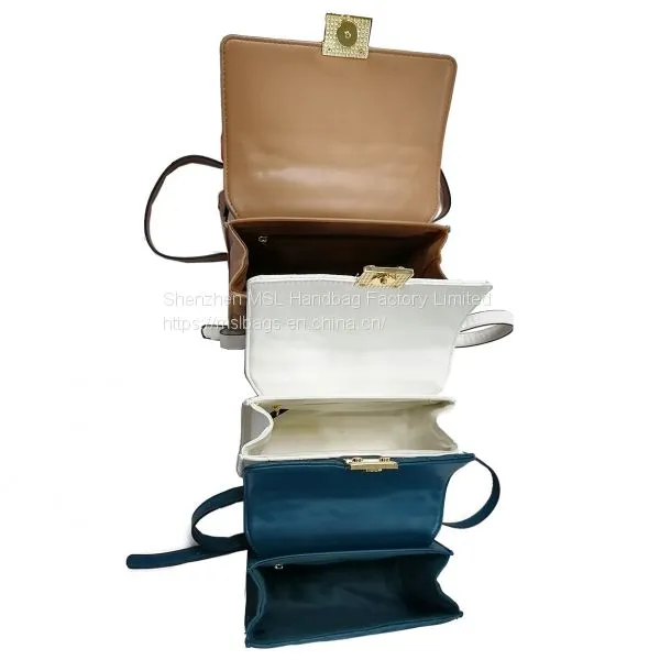 Hot Selling Chevron Quilting Small Crossbody PU Leather Women Handbag Ladies Sling Shoulder Bag Top Handle photo-5
