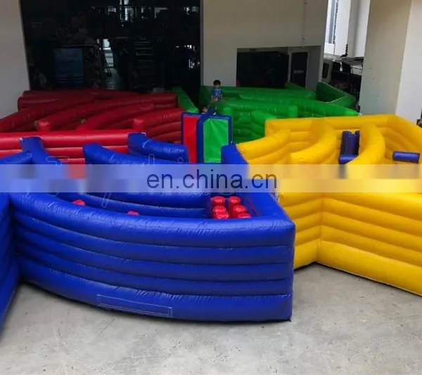 Team Building Games Inflatable Dizzy X Interactive Obstacles Wipeout Game For Sale photo-4