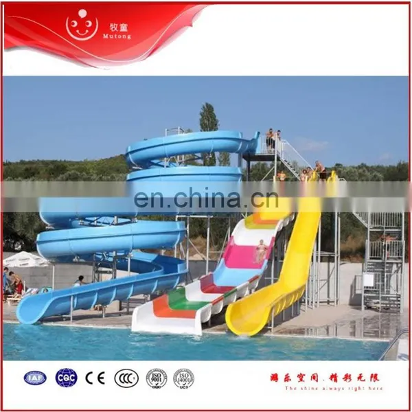 Fiberglass Hot Sales New Barrel and Sled Combination Fiberglass Slides for Water Park photo-4