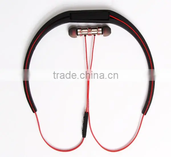 Sports Magnet Bluetooth Earphone With Neckband Design photo-5