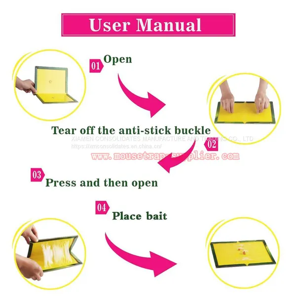 Disposable Sticky Adhesive Gel Paper Rat Mouse Glue Board Trap photo-2