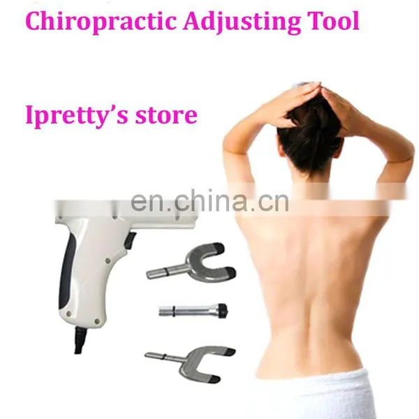White Electric Chiropractic Adjusting Tool Therapy Spine Activator Correction Massager photo-2