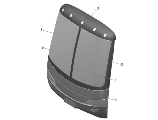Heavy Duty Vehicle Parts 4135-00011 for China Bus ZK6127H Passenger Bus Lights Wall Decor Panel photo-2