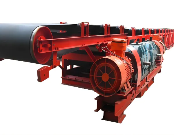 Customized Industrial Fixed Belt Conveyor DSJ80/40/40 for Mining, Heavy Duty Industrial Material Handling Equipment photo-3