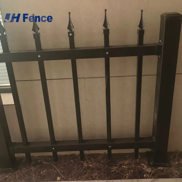 Decorative Steel Security Fence Panels With Wrought Iron Design for Outdoor Use photo-4