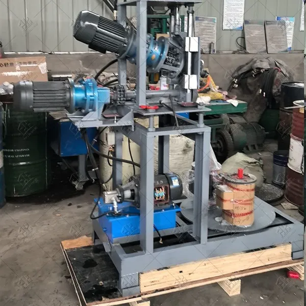 Vertical Chemical Metal Drum Cutter Painting Barrel Cutting Machine photo-4