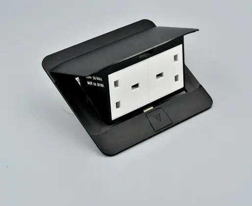 New Design Single Double Ground Pop up Floor Socket with Type C USB Socket Outlet for Home Electric Switches Customizable