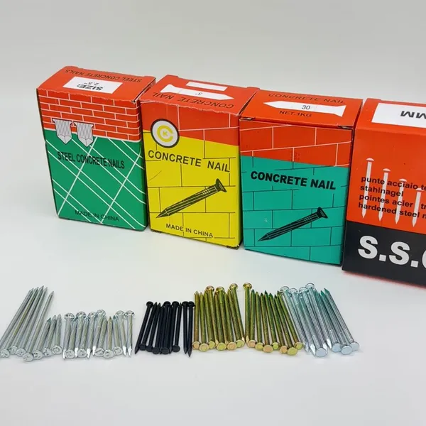 Galvanized Steel Concrete Nails for Concrete Slab and Masonry Work photo-2