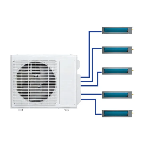 YUJU Multi Unit Split Air Conditioners Inverter 5 Zone Variable Speed Drive photo-4