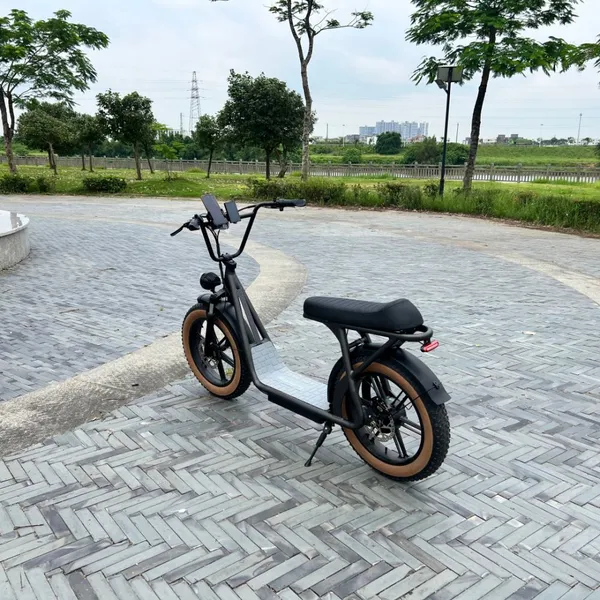 20inch Electric Curiser Scooter Motorcycle With Bench Seat photo-5