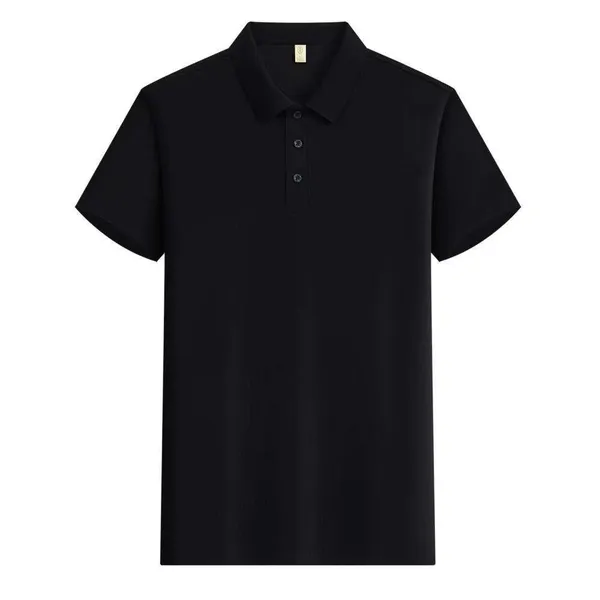 Custom Logo Wholesale Men's Summer Polo Shirt High Quality Breathable Moisture-wicking Solid Color Class Tees Club Apparel photo-4