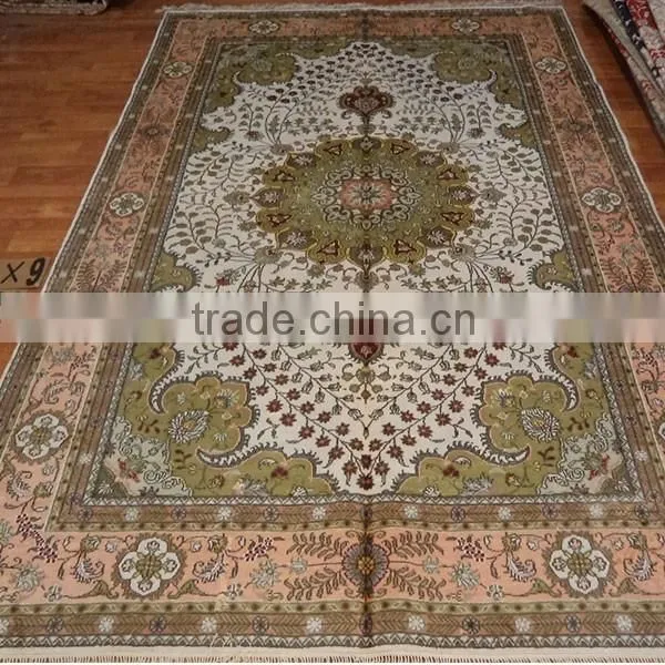 6X9ft Fashion Good Modern Design Flower Shape Cotton Floor Carpets photo-2