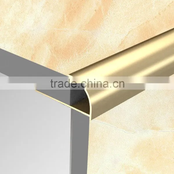 Building Material Round Open Bathroom Aluminum Tile Trim photo-5