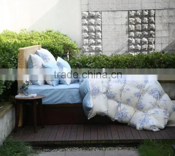 Children Washed Pure Goose Feather Down Filled Bed Mattress Topper photo-6