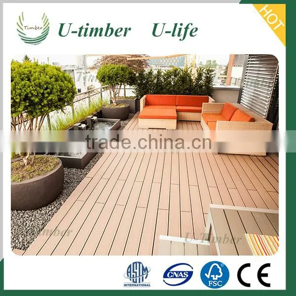 Modular Wood Composite Decking Cheap Pvc Decking photo-4