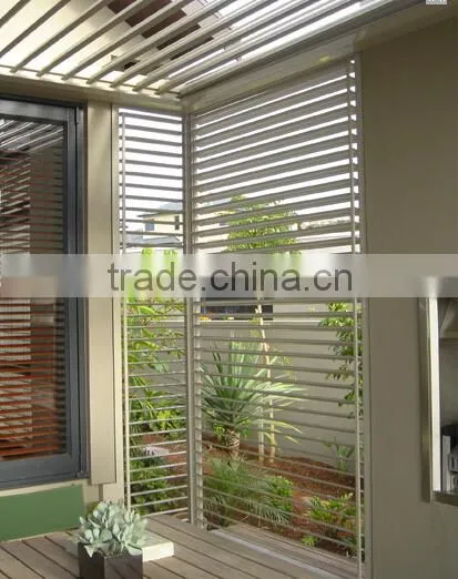 Powder White Painted Aluminum Extrusion Frame for Lourve Window photo-2