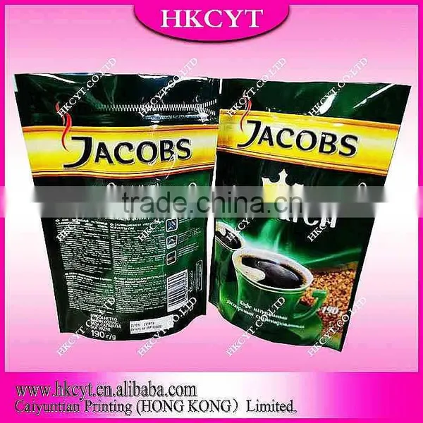 Coffee Bag With Valve Zipper / Coffee Bag With Valve