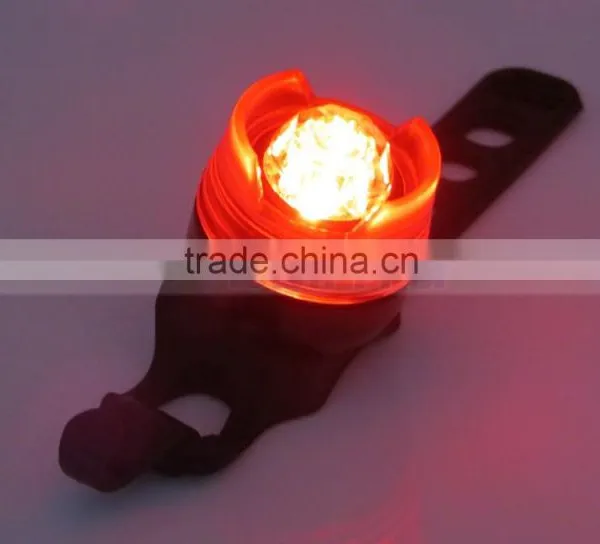 11cm Silicone Band 5 Color Option Transparent Shell Silicone Bicycle Light photo-4