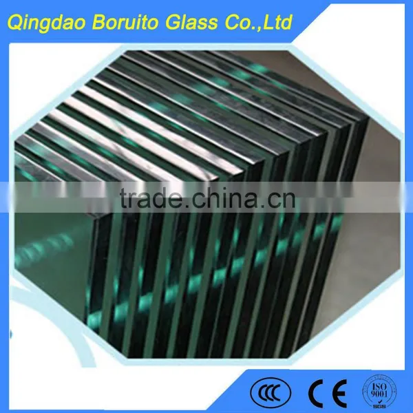 8mm 10mm Soild Flat Tempered Glass Sheet for Staircase photo-3